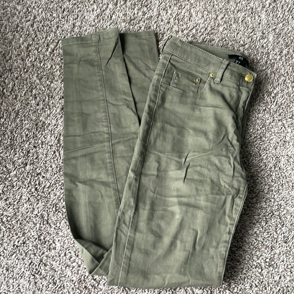 H&M army green pants